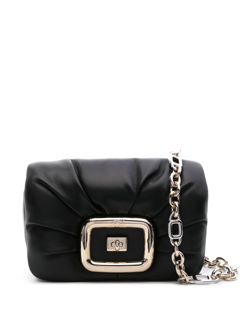 Roger Vivier Women Viv Choc Mini Leather Crossbody Bag