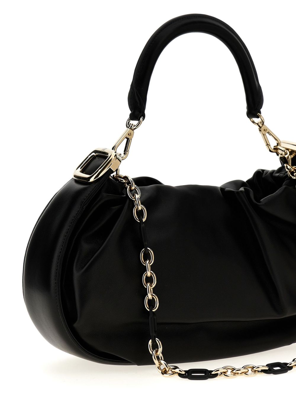 Roger Vivier Women Viv Choc Medium Leather Hobo Bag ROGER VIVIER