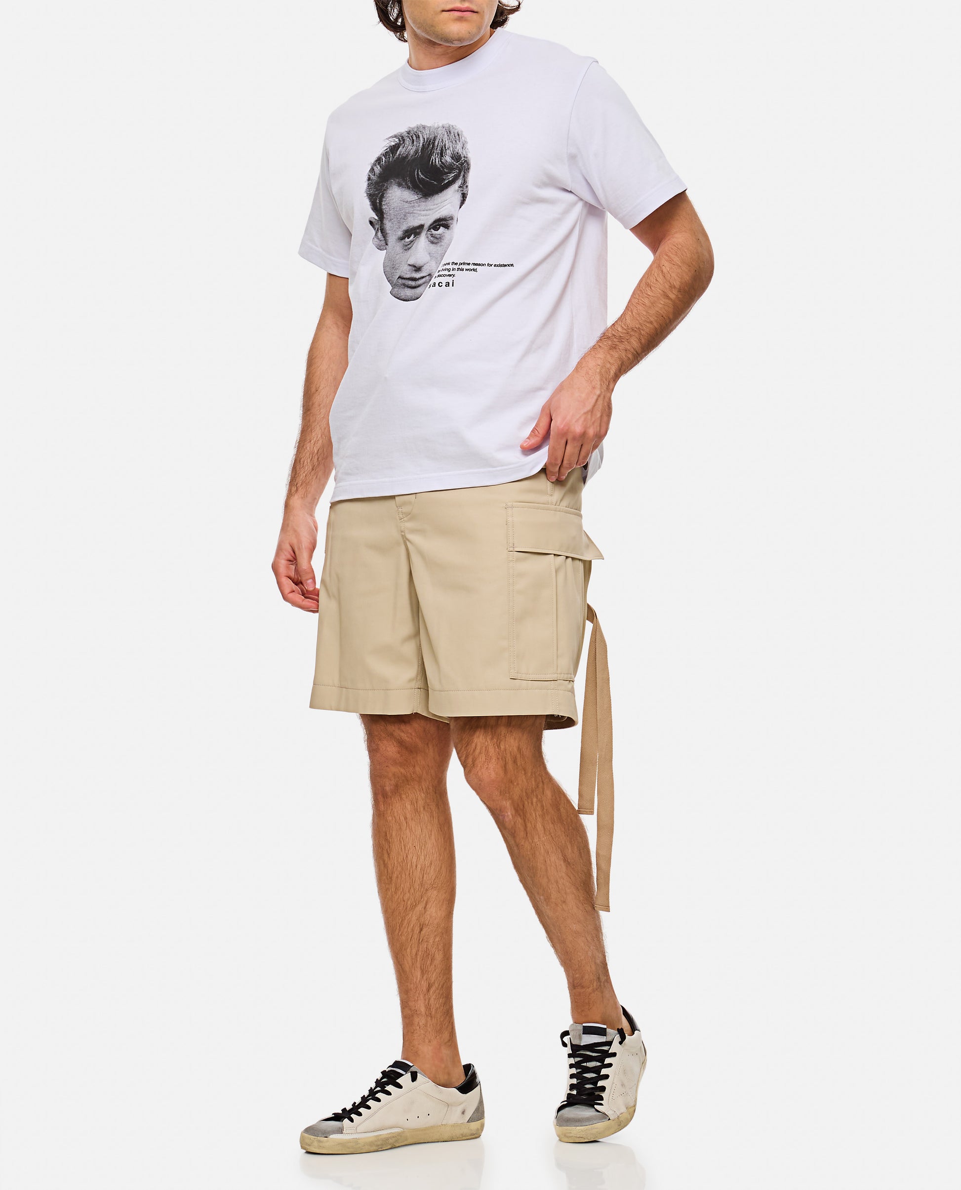 Sacai Men Cotton Twill Shorts SACAI