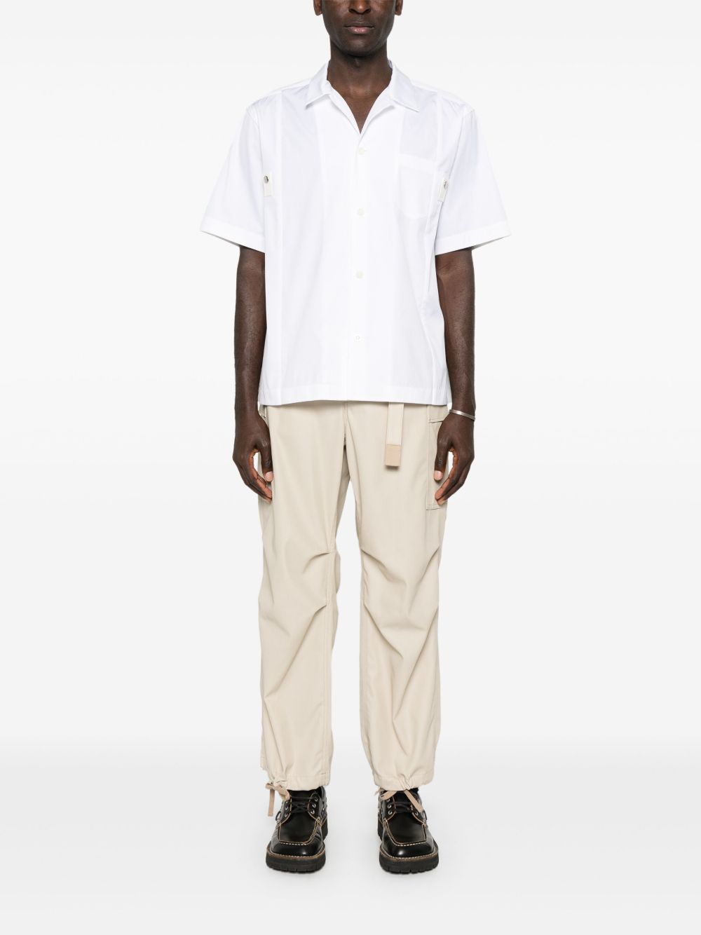 Sacai Men Cotton Cargo Trousers