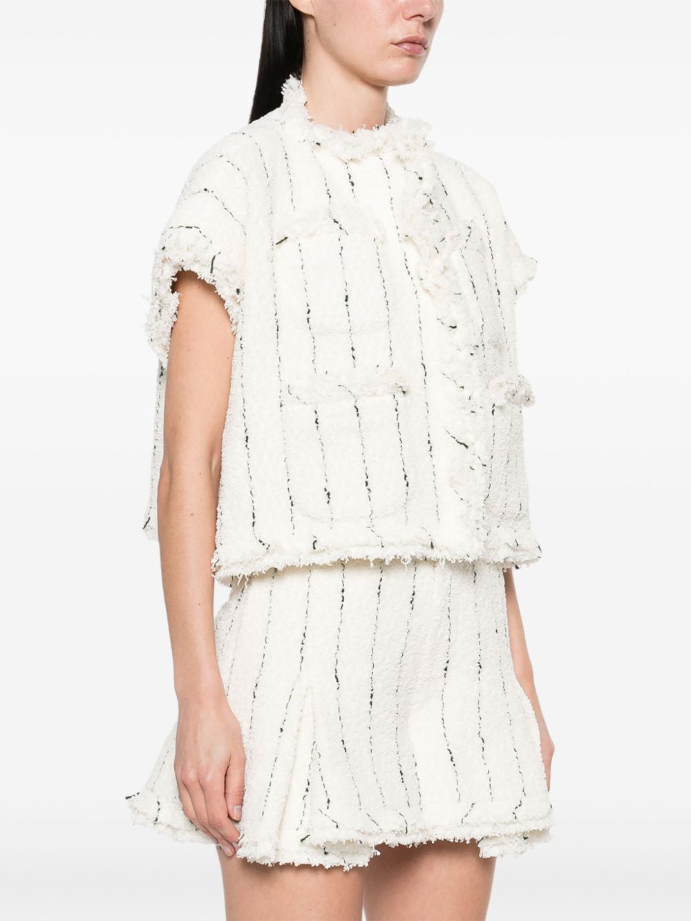 Sacai Women Tweed Vest SACAI