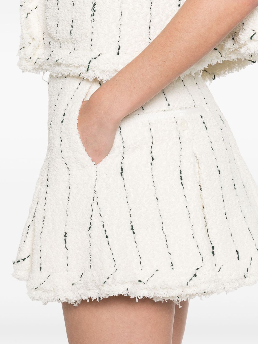 Sacai Women Tweed Shorts SACAI