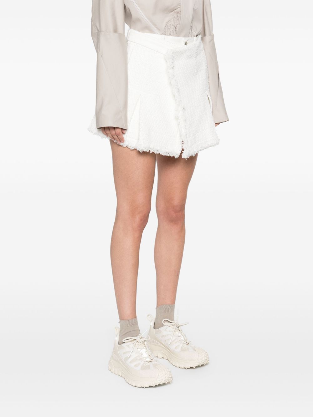 Sacai Women Denim Mix Shorts SACAI