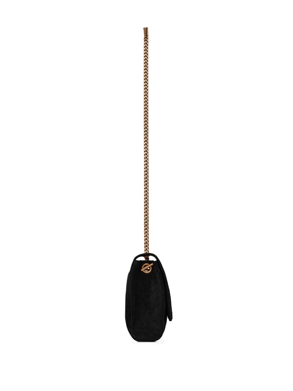 Saint Laurent Women Kate Suede Leather Medium Shoulder Bag SAINT LAURENT