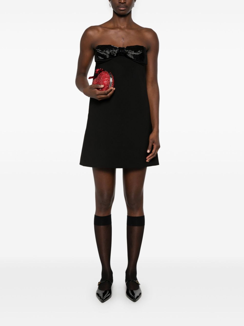 Self Portrait Women Bow Detail Mini Dress SELF-PORTRAIT