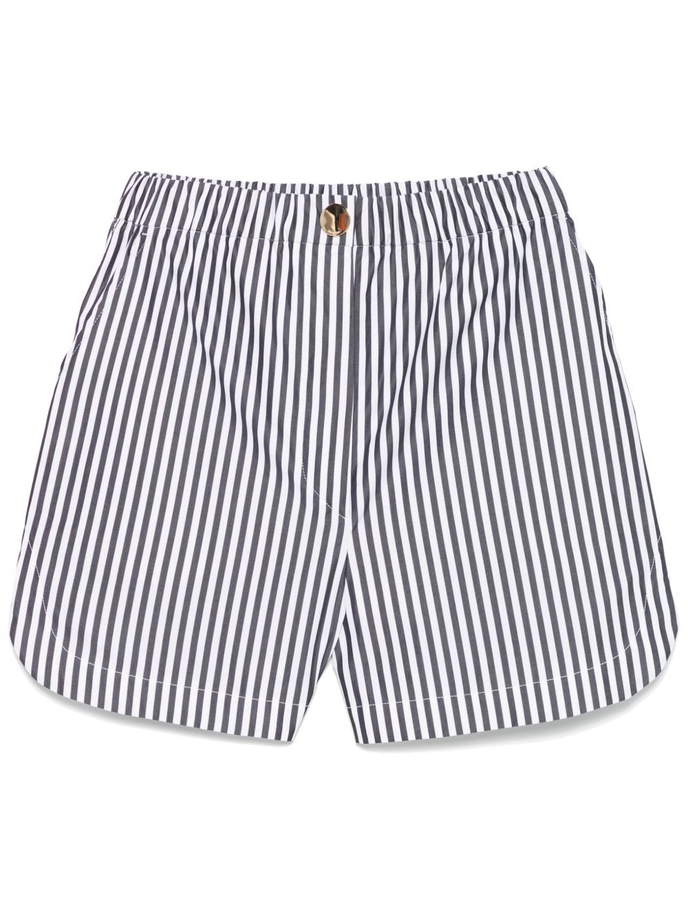 Sportmax Women Striped Cotton Shorts