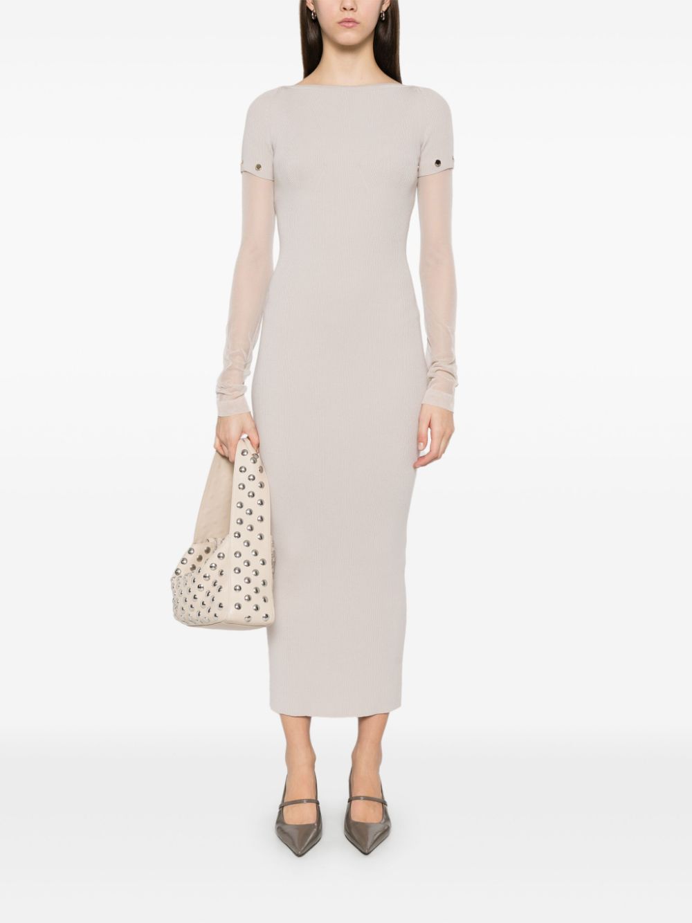 Sportmax Women Knitted Long Dress SPORTMAX