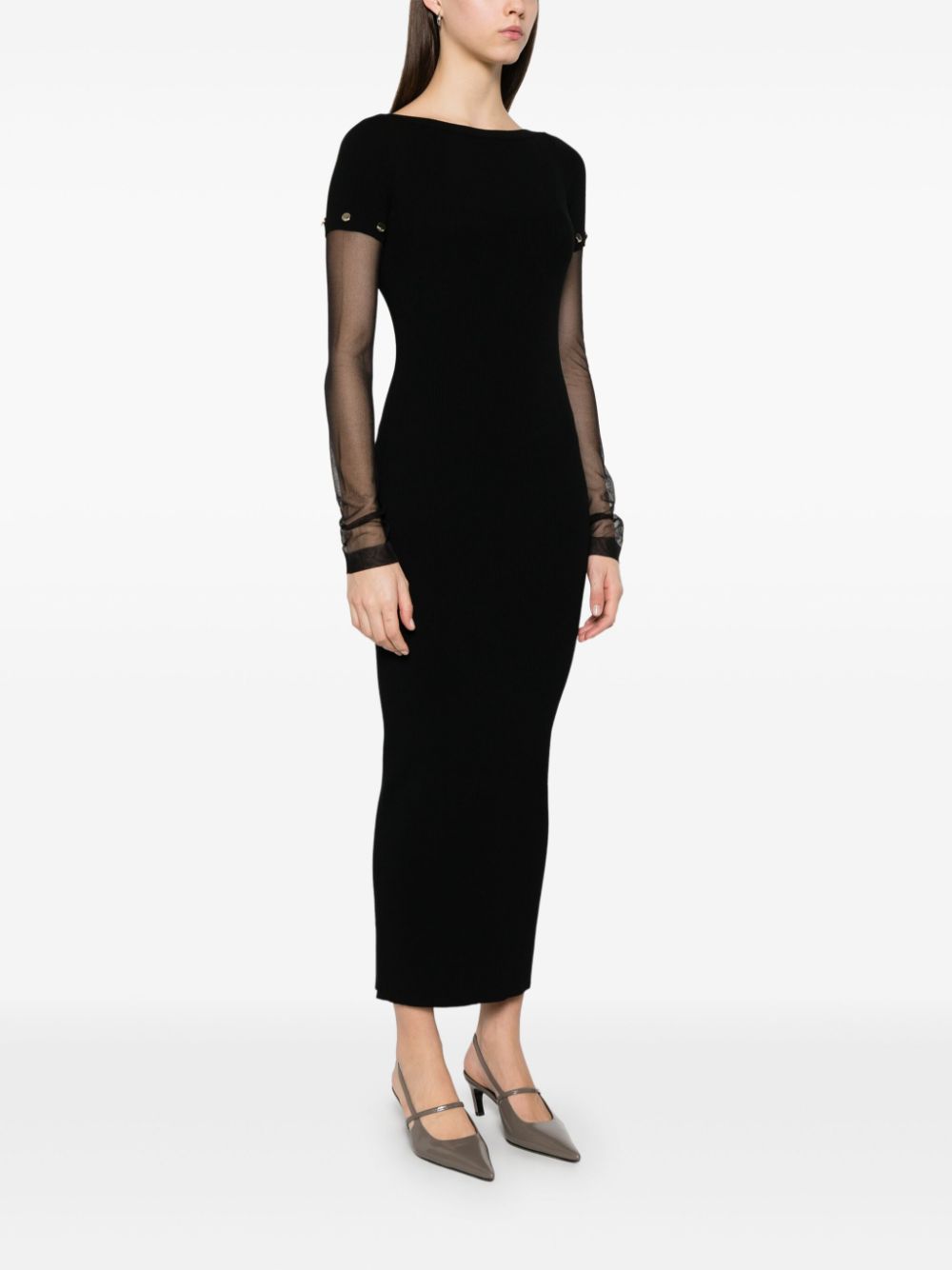Sportmax Women Knitted Long Dress SPORTMAX