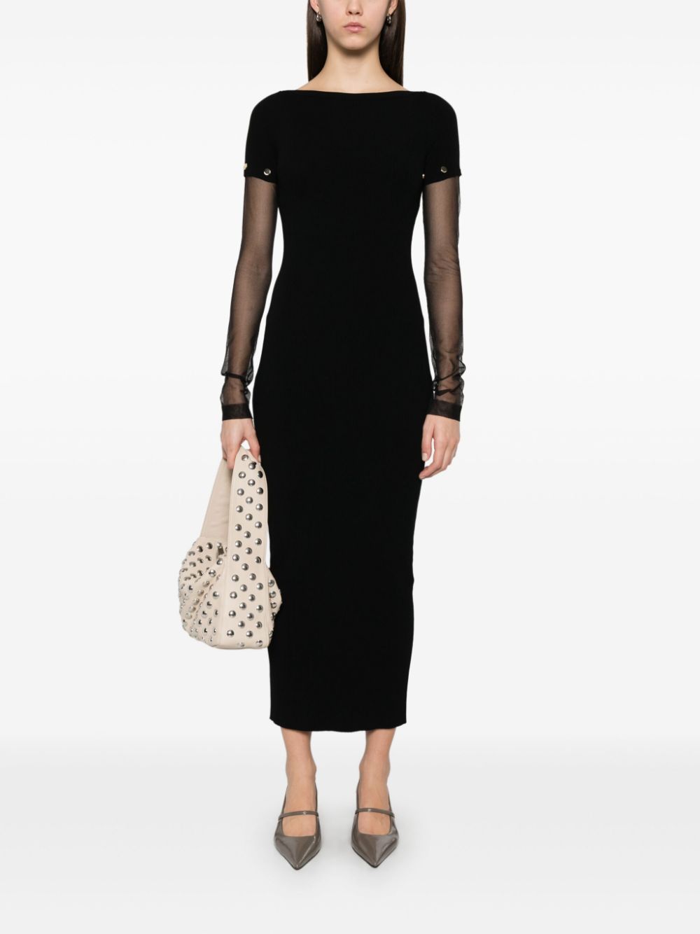 Sportmax Women Knitted Long Dress SPORTMAX