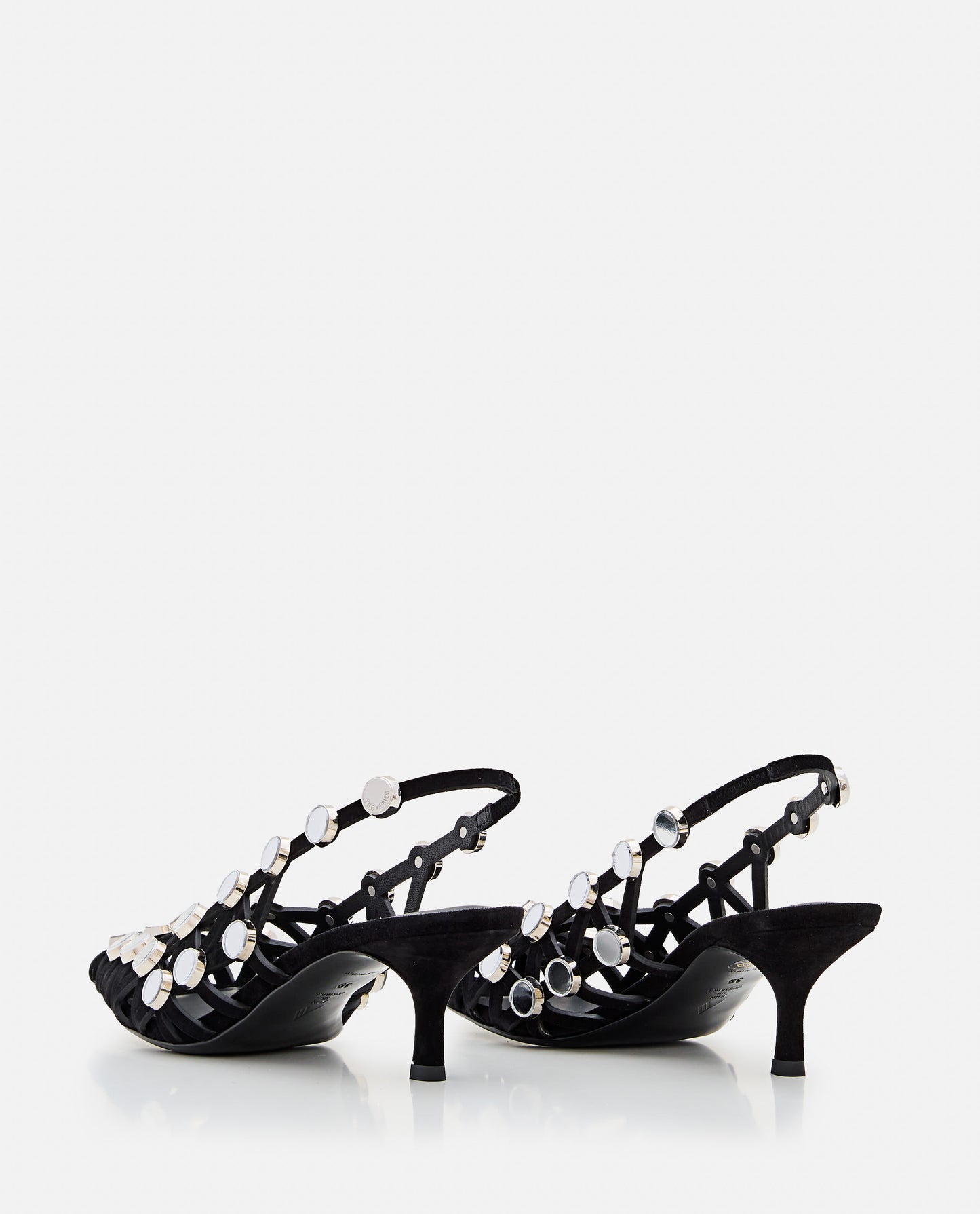 The Attico Women Grid Slingback 50 Mm THE ATTICO