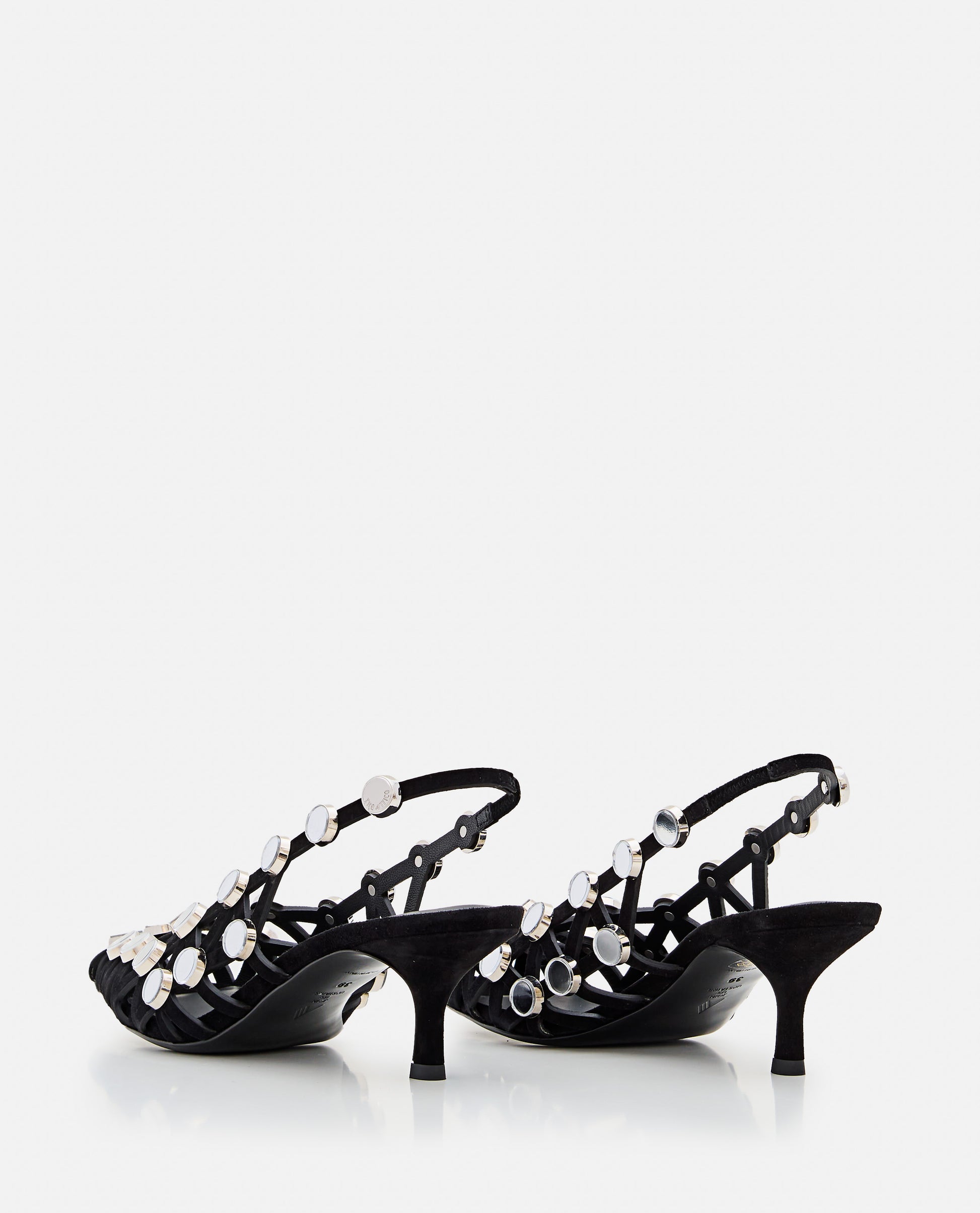 The Attico Women Grid Slingback 50 Mm THE ATTICO
