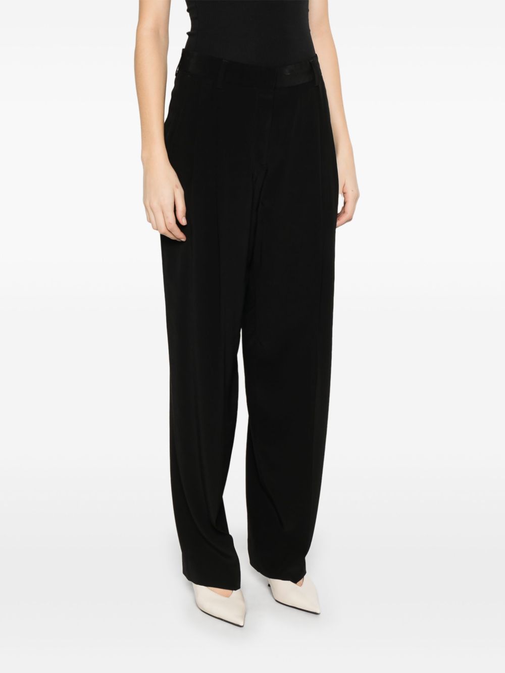 Toteme Women Pleat Detail Straight Leg Trousers