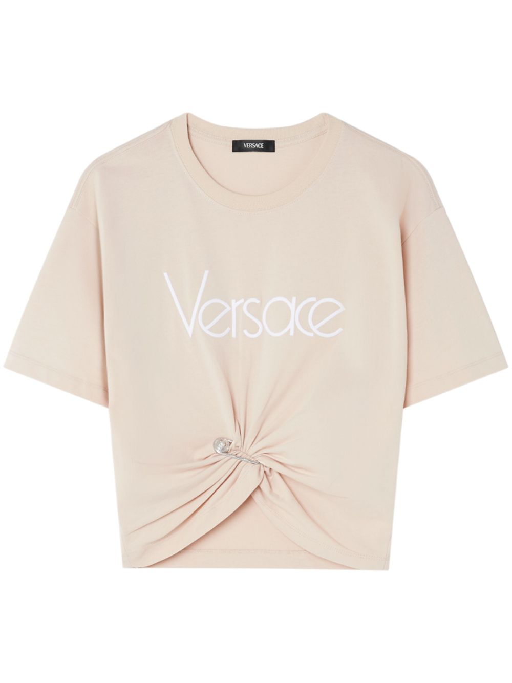 Versace Women Logo Cotton T-Shirt VERSACE