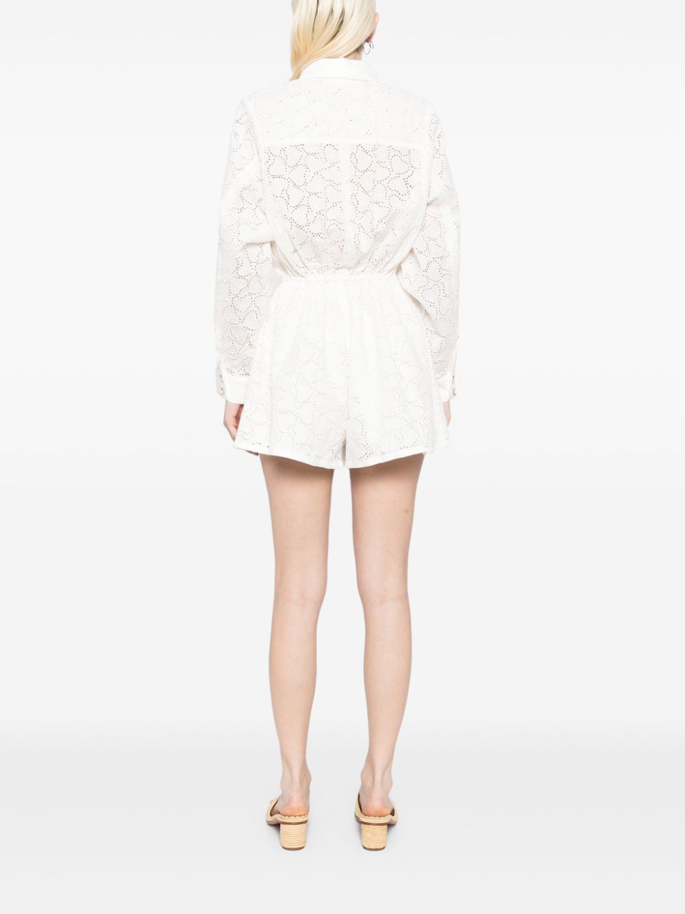 Zimmermann Women Crush Linen Playsuit ZIMMERMANN