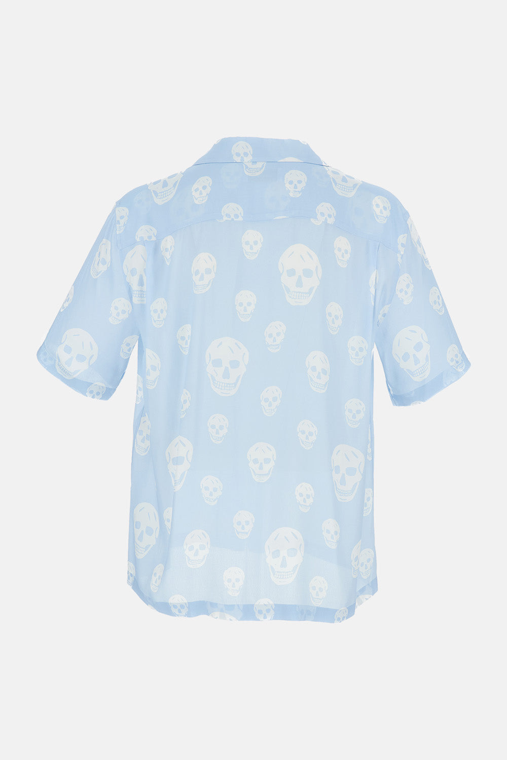 Alexander Mcqueen Men Printed Hawaiian Shirt ALEXANDER MCQUEEN