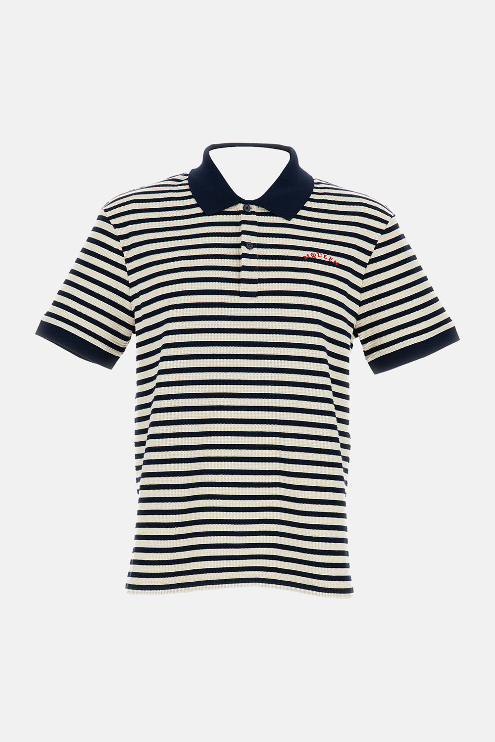 Alexander Mcqueen Men Striped Polo Shirt ALEXANDER MCQUEEN