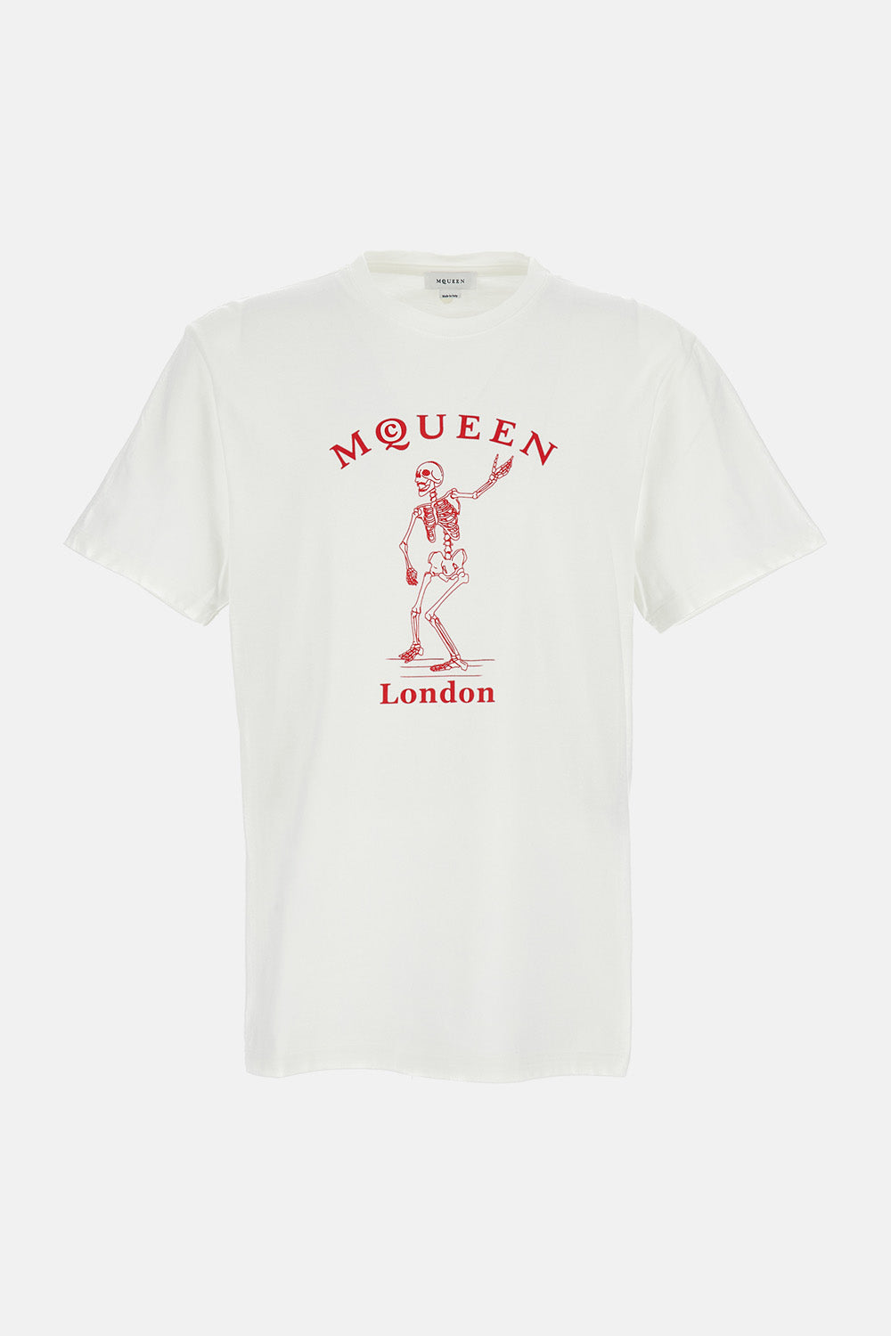 Alexander Mcqueen Men Skeleton Logo T-Shirt ALEXANDER MCQUEEN