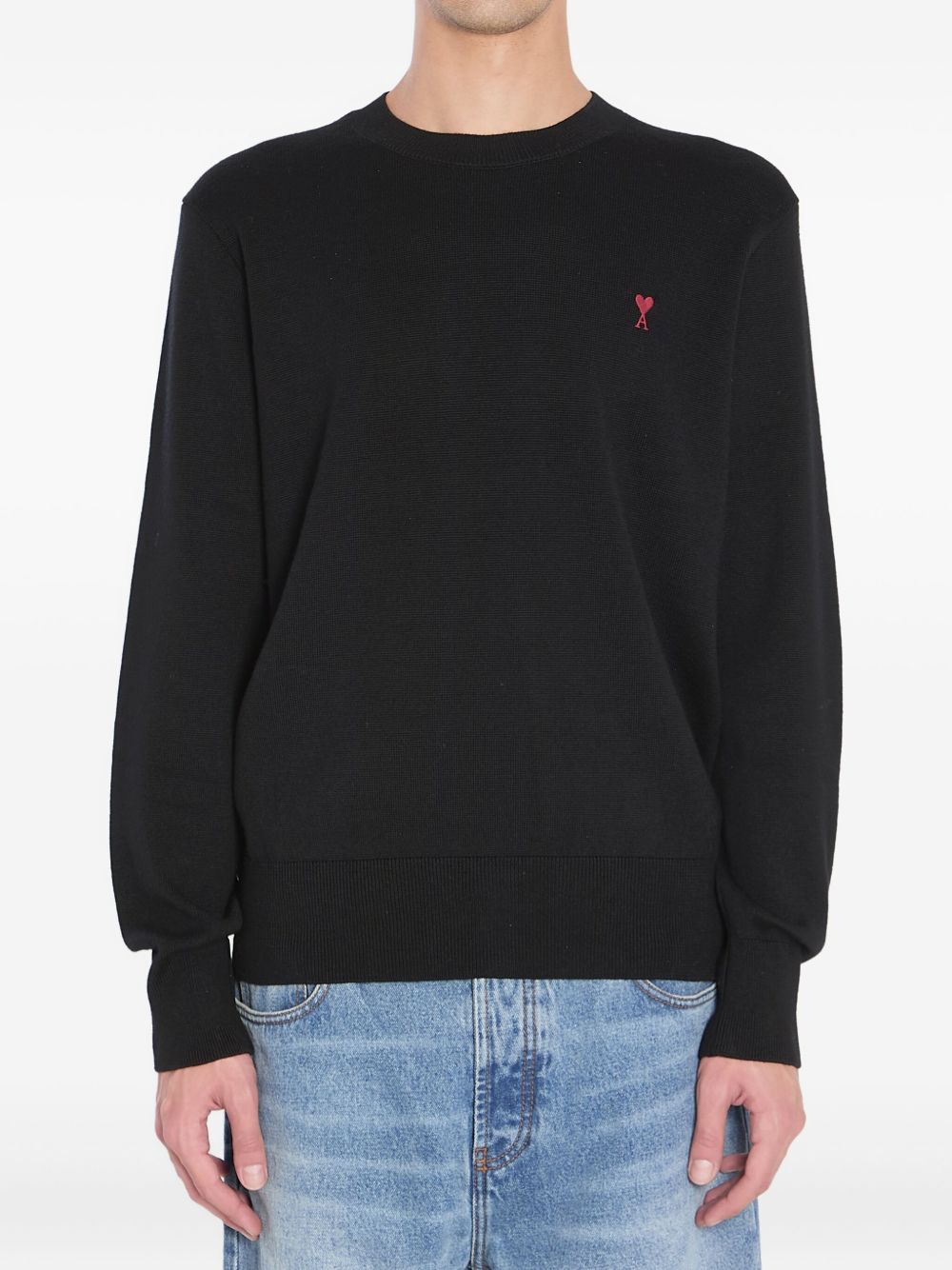Ami Paris Men Ami De Coeur Wool Sweater AMI PARIS