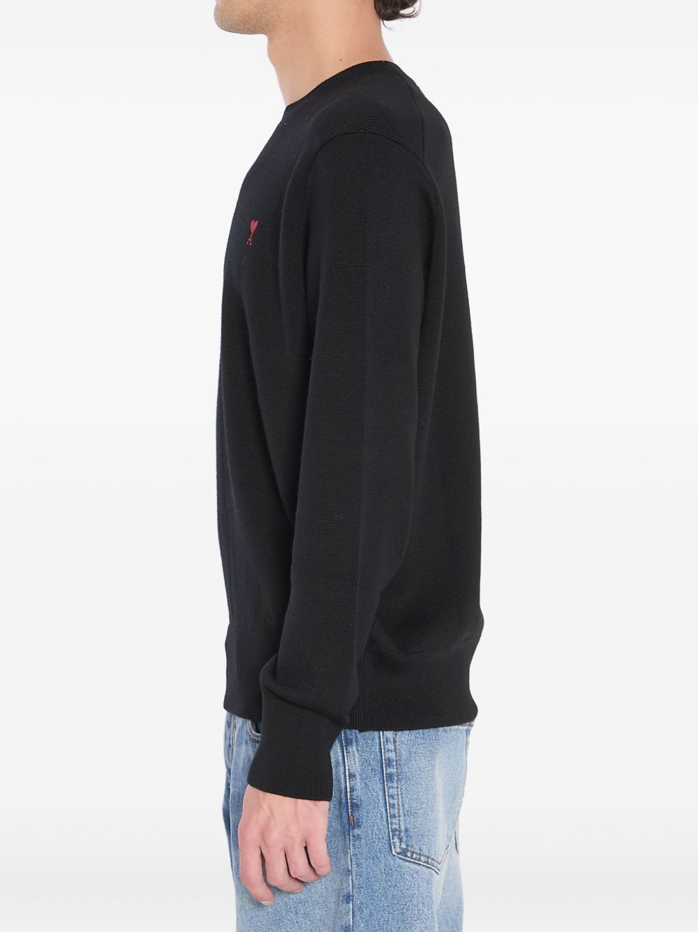 Ami Paris Men Ami De Coeur Wool Sweater AMI PARIS