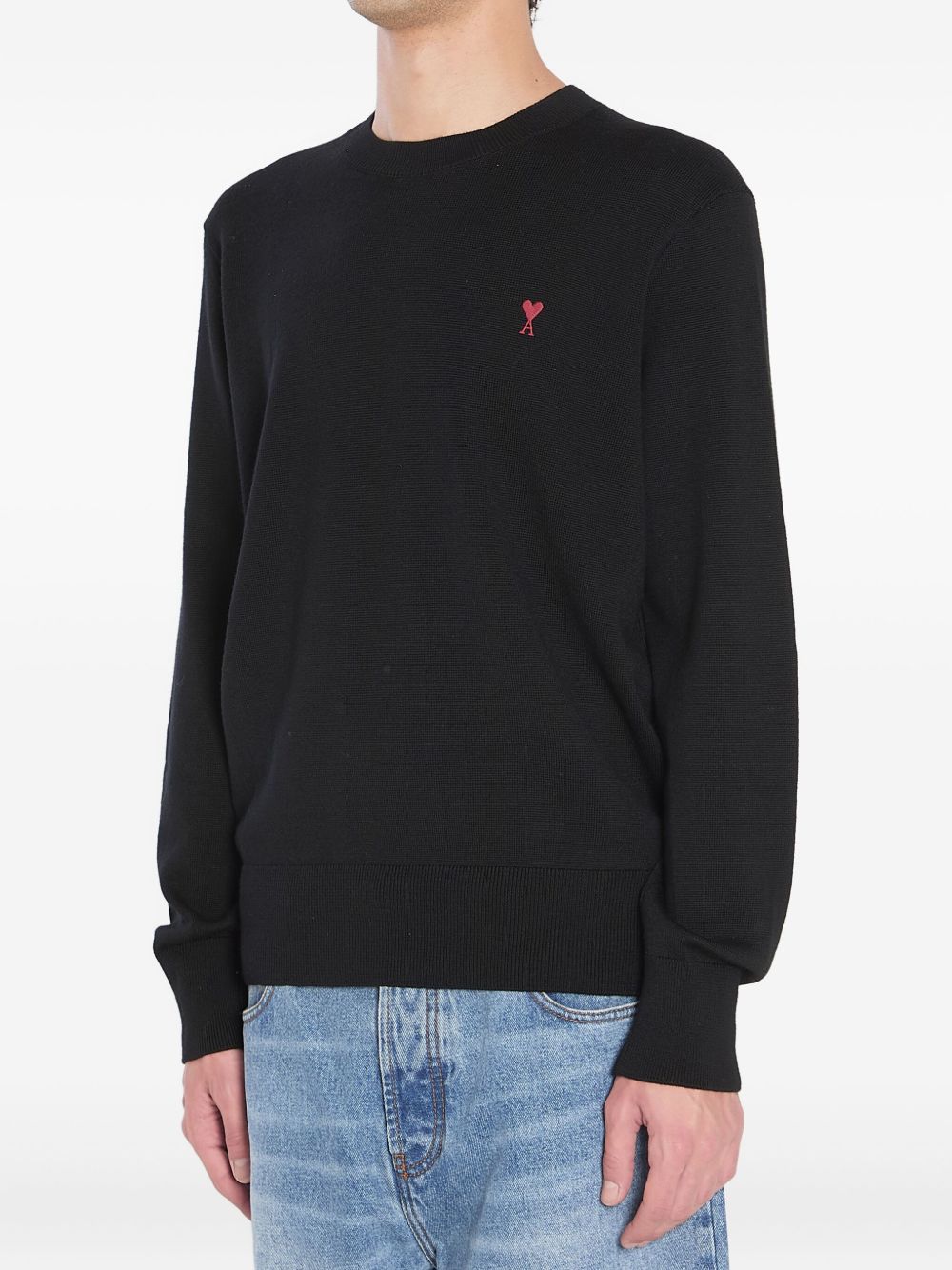 Ami Paris Men Ami De Coeur Wool Sweater AMI PARIS