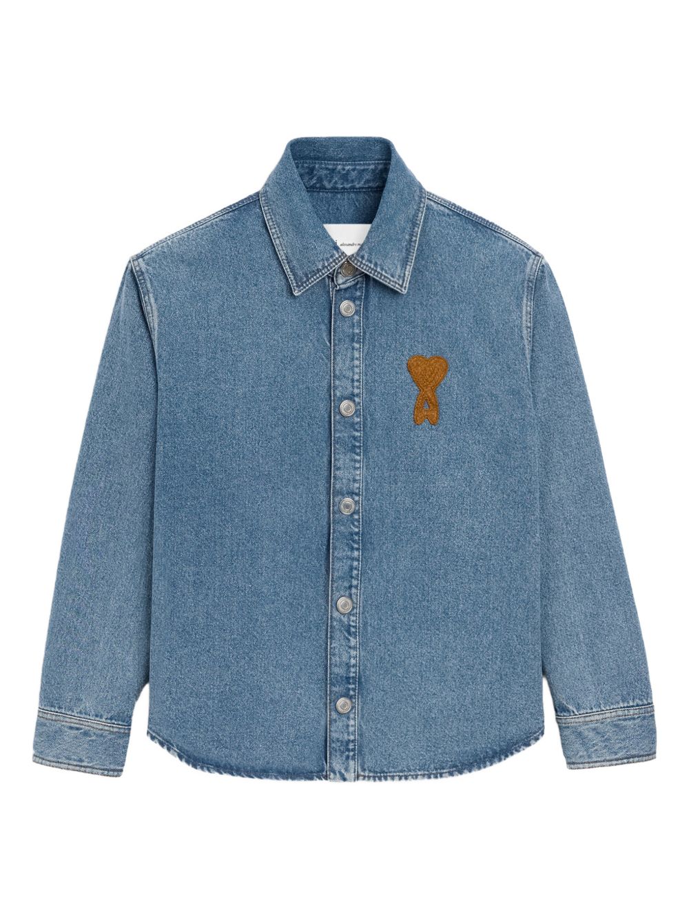 Ami Paris Men Ami De Coeur Denim Shirt AMI PARIS