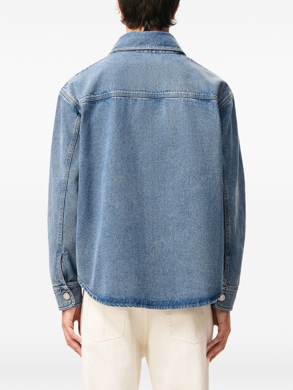 Ami Paris Men Ami De Coeur Denim Shirt AMI PARIS