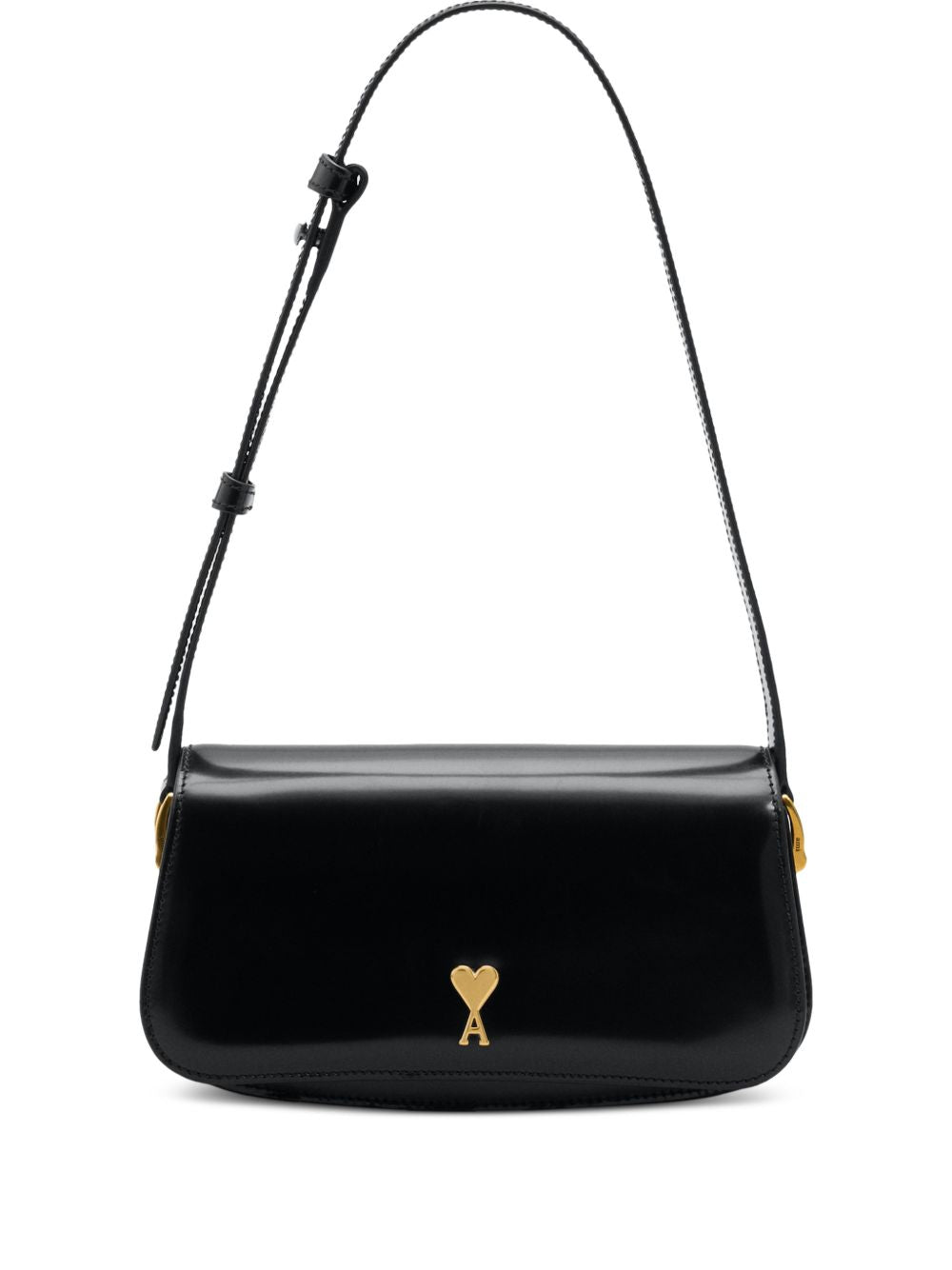 Ami Paris Women Paris Paris Leather Shoulder Bag AMI PARIS