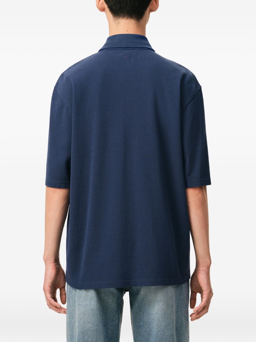 Ami Paris Men Ami De Coeur Cotton Polo Shirt AMI PARIS