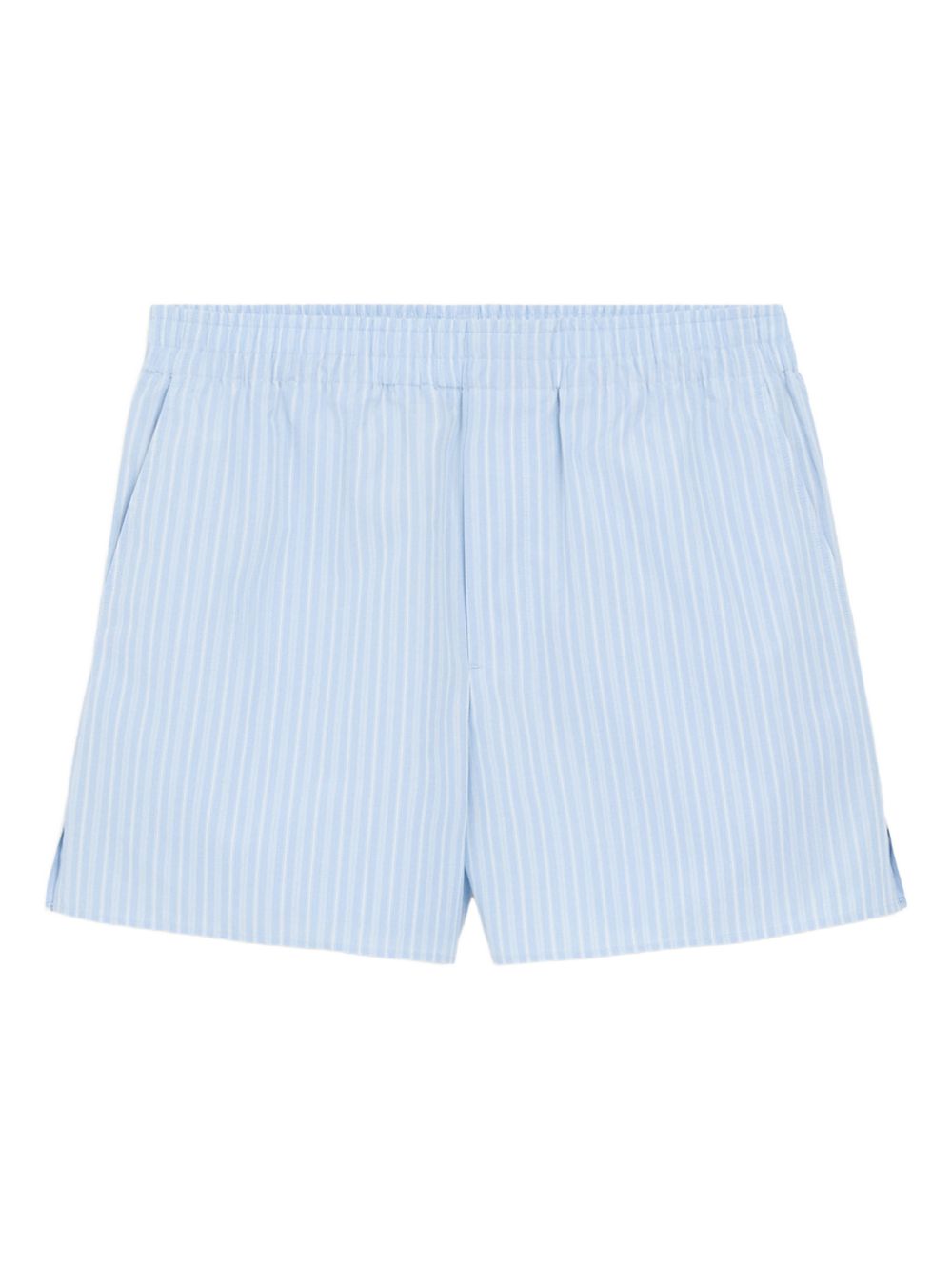 Ami Paris Men Striped Cotton Shorts AMI PARIS