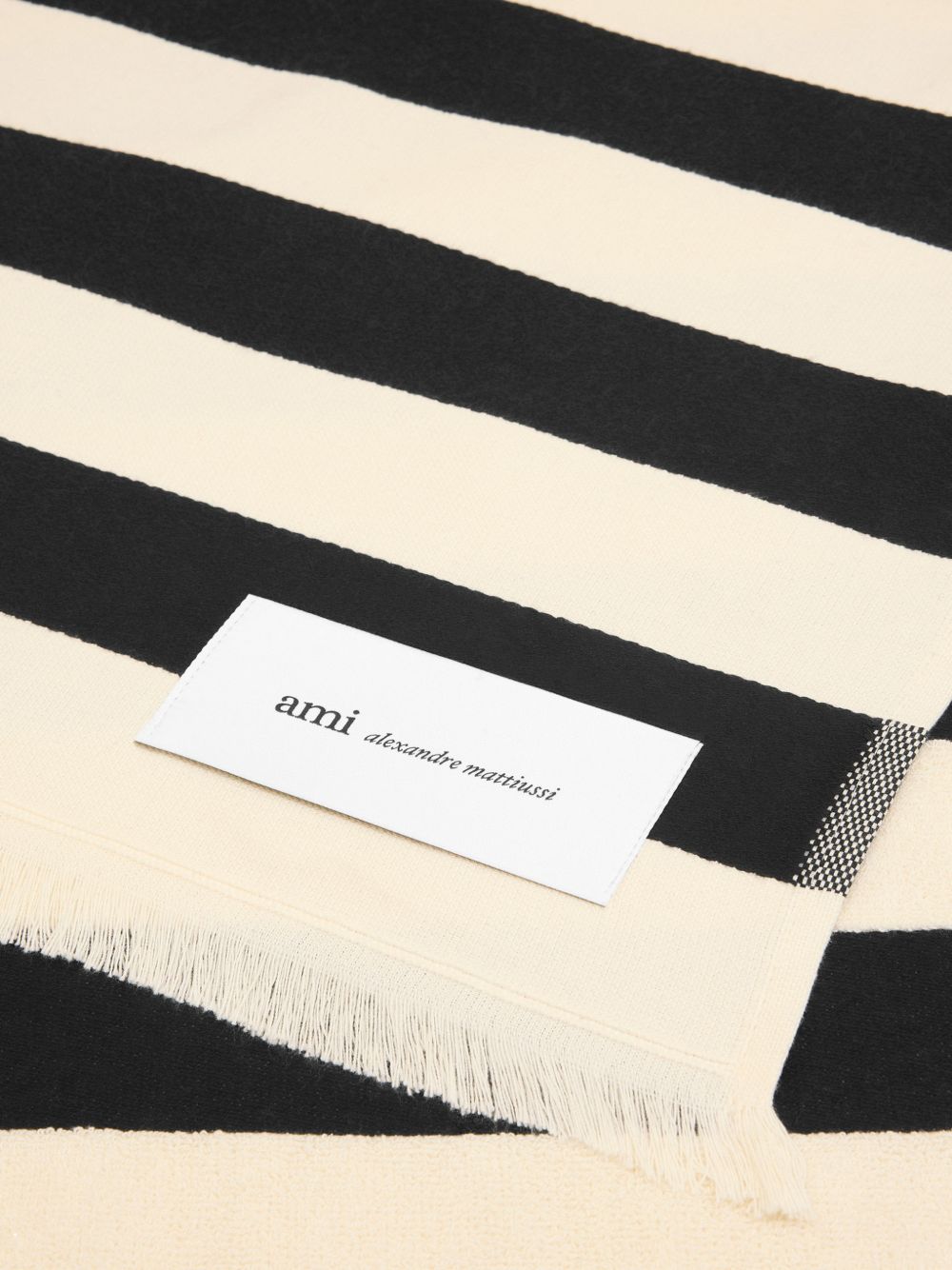 Ami Paris Men Striped Beach Towel AMI PARIS