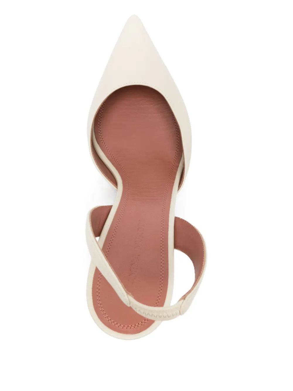 Amina Muaddi Women Holly Leather Slingback Pumps AMINA MUADDI