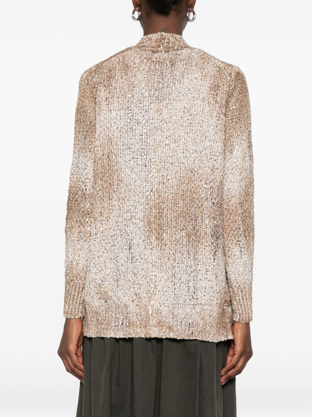 Avant Toi Women Cotton V-Necked Cardigan