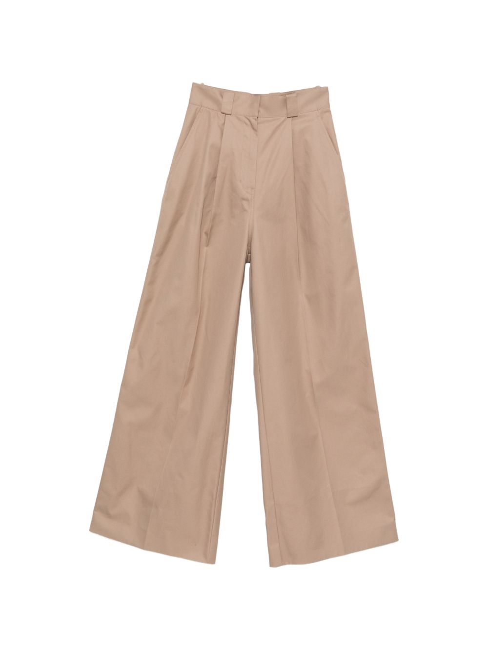 Balenciaga Women Cotton High-Waisted Trousers BALENCIAGA