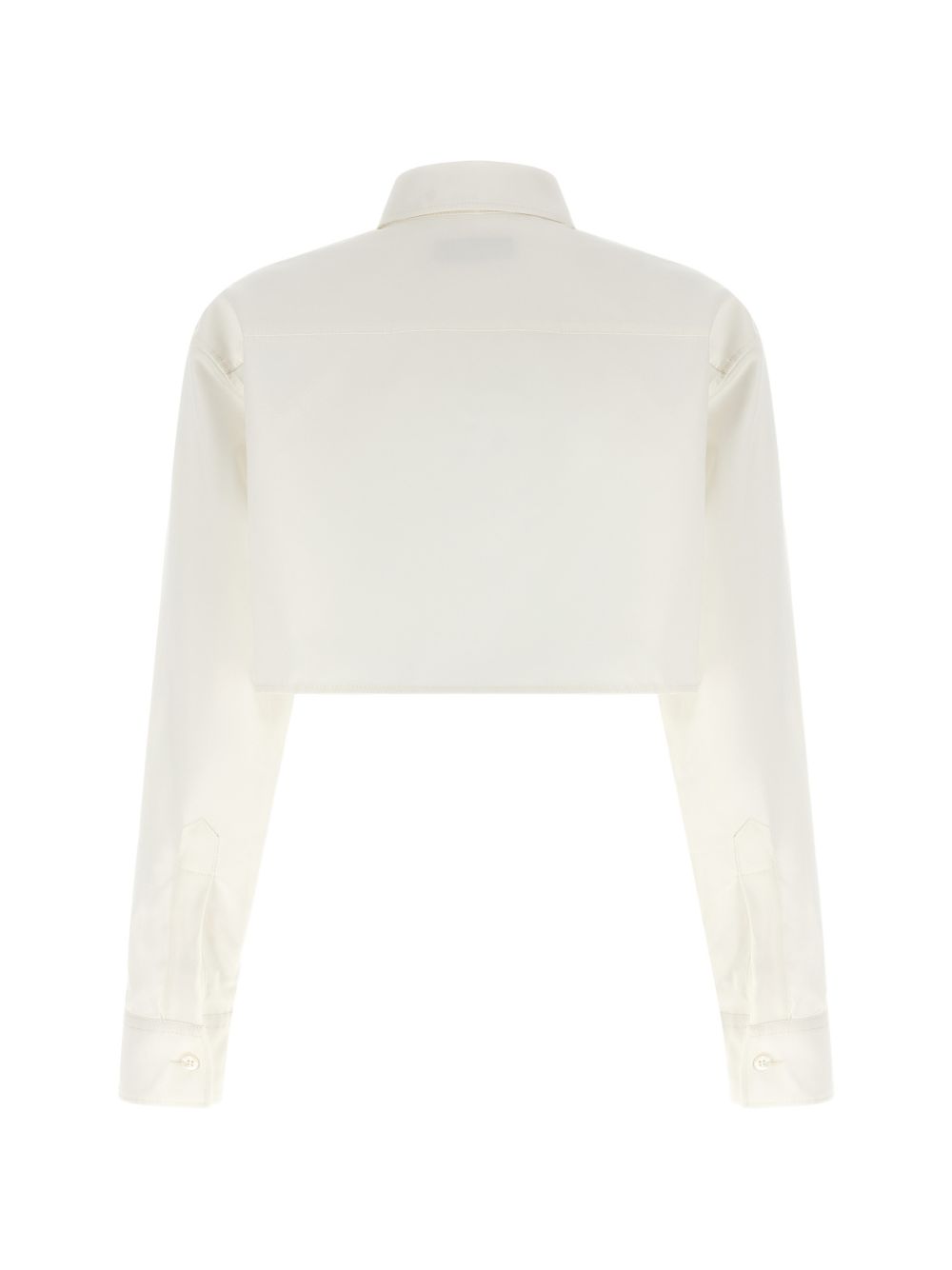 Balenciaga Women Cotton Cropped Shirt BALENCIAGA