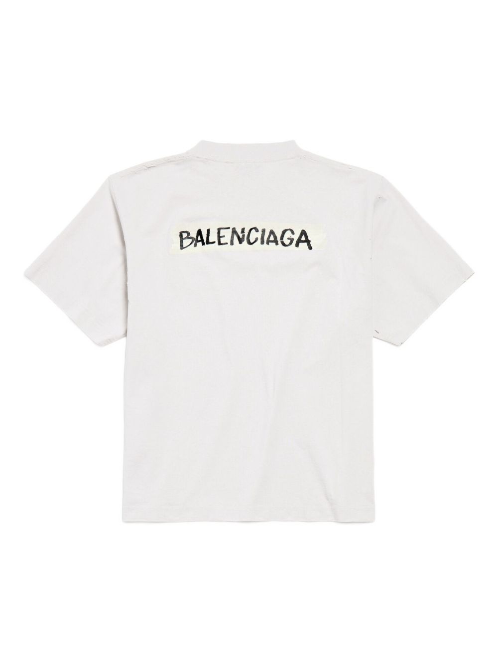 Balenciaga Women Masking Tape T-Shirt BALENCIAGA