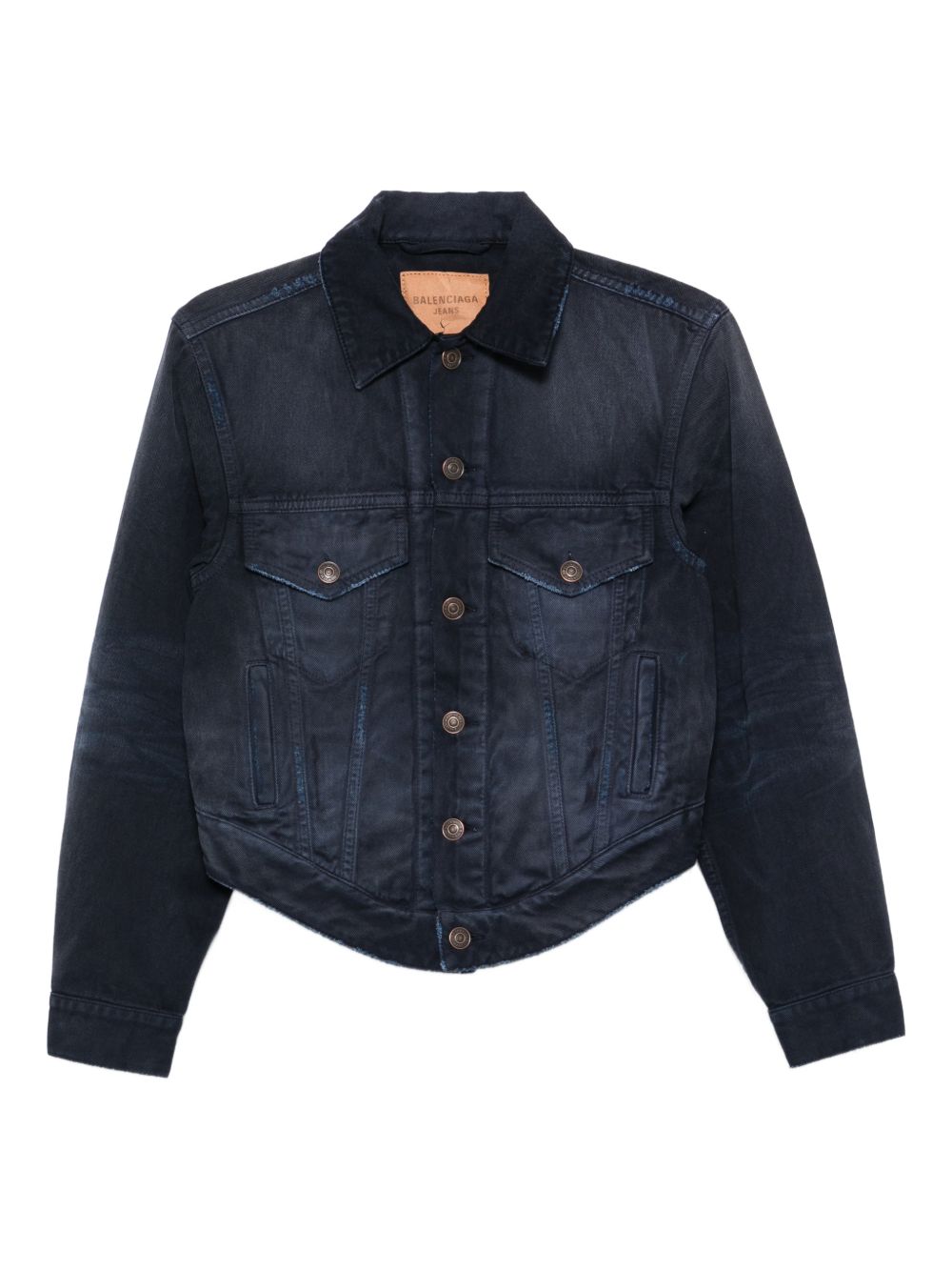 Balenciaga Women Denim Cotton Jacket BALENCIAGA