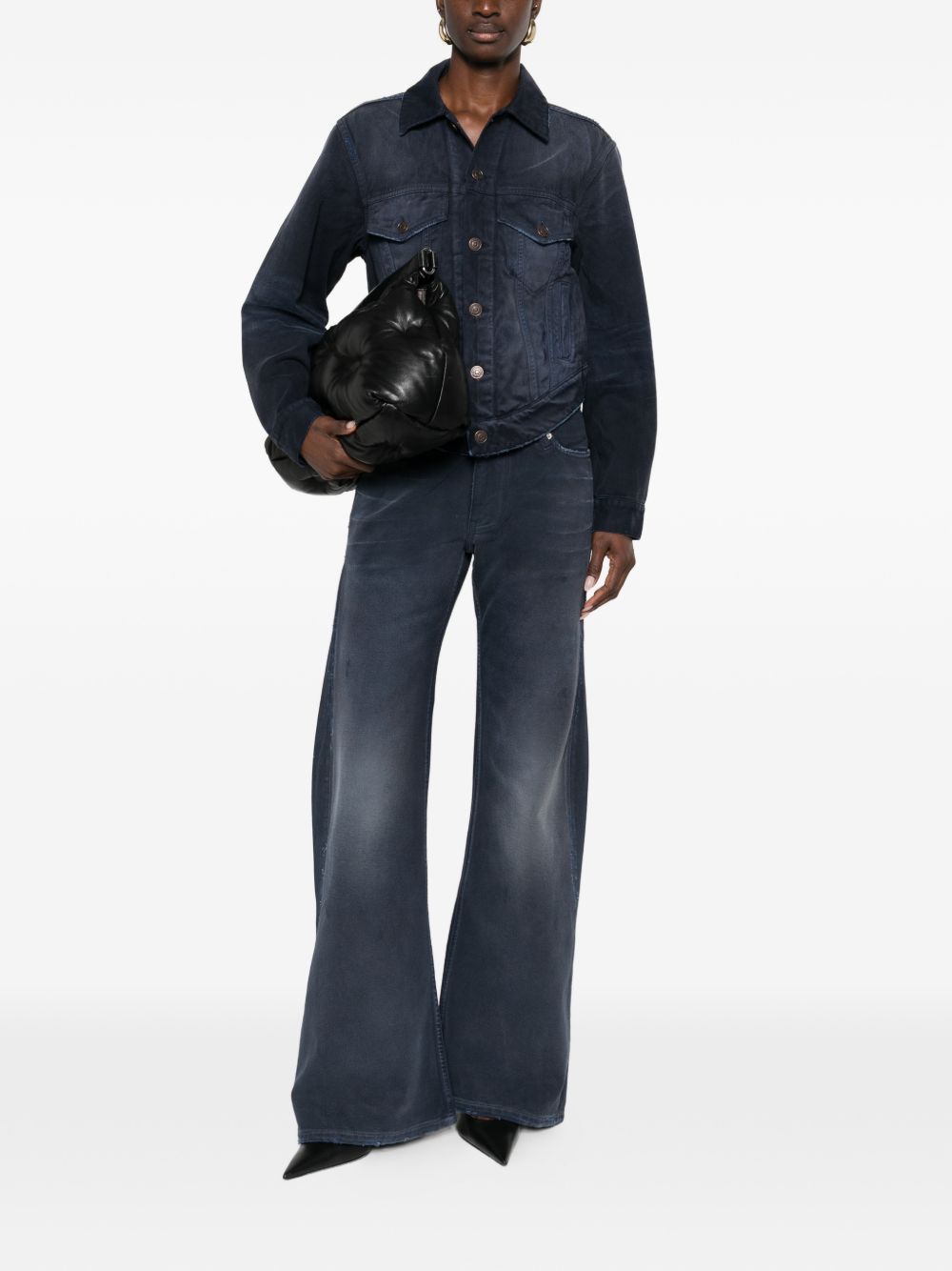 Balenciaga Women Denim Cotton Jacket BALENCIAGA