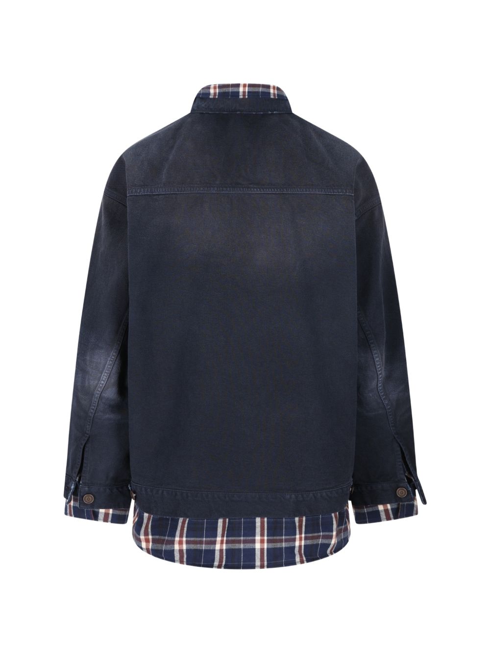 Balenciaga Men Cotton Shirt Jacket