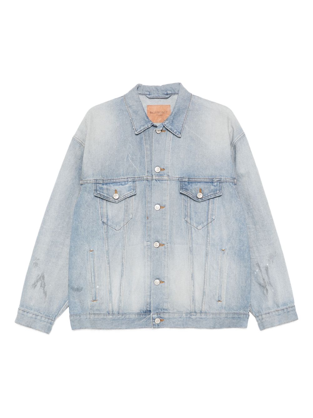 Balenciaga Women Denim Cotton Jacket BALENCIAGA