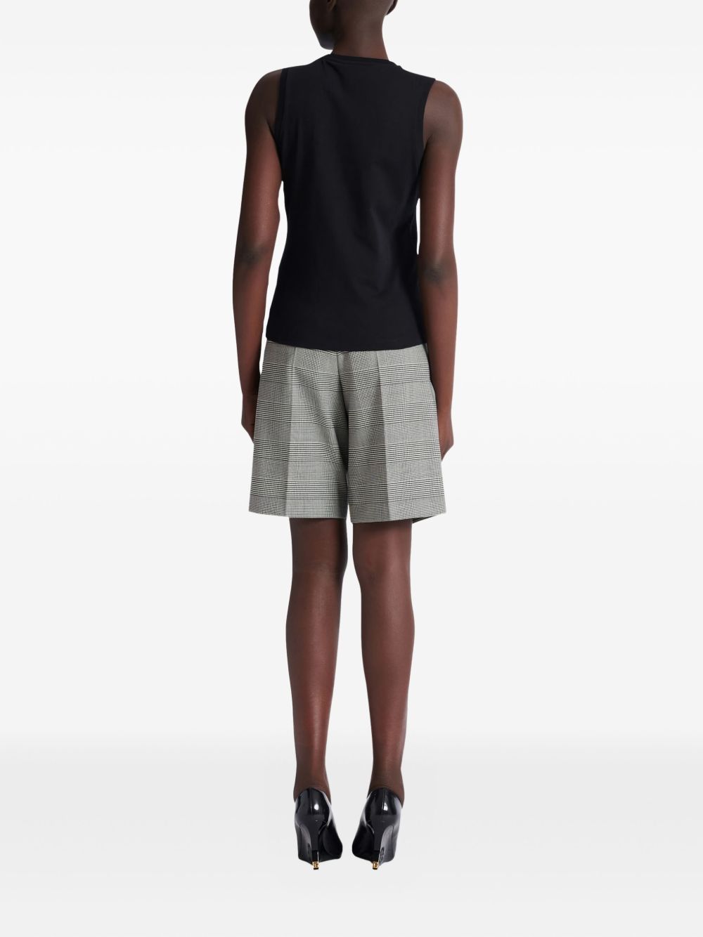 Balmain Women Logo Cotton Tank Top BALMAIN