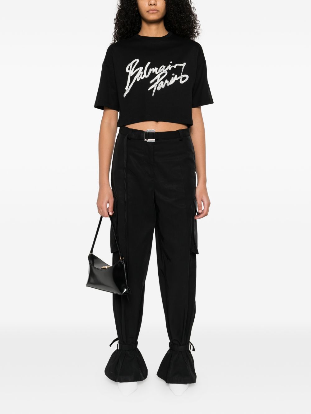 Balmain Women Logo Cotton T-Shirt BALMAIN