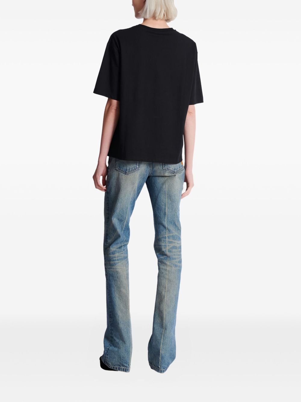 Balmain Women Logo Cotton T-Shirt BALMAIN