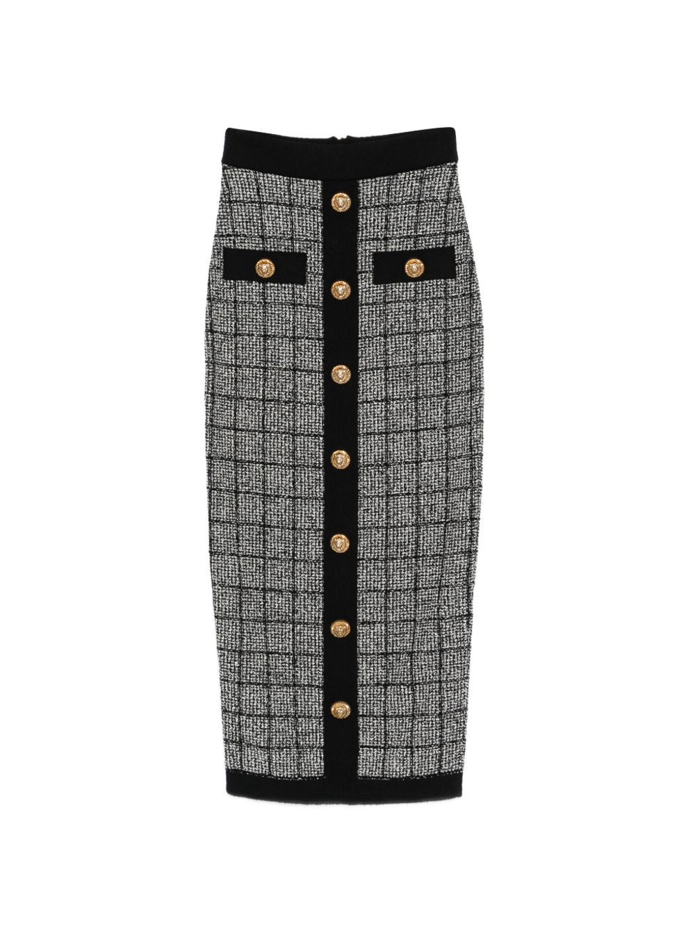 Balmain Women Tweed Long Skirt BALMAIN