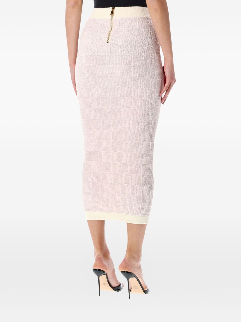 Balmain Women Tweed Long Skirt BALMAIN