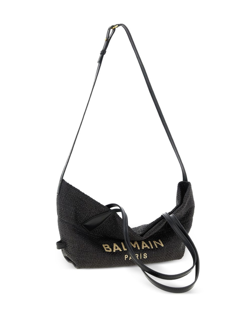 Balmain Women Track Small Rafia Tote BALMAIN