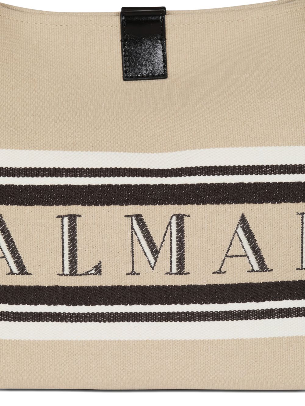 Balmain Women Release Canvad And Leather Medium Tote BALMAIN