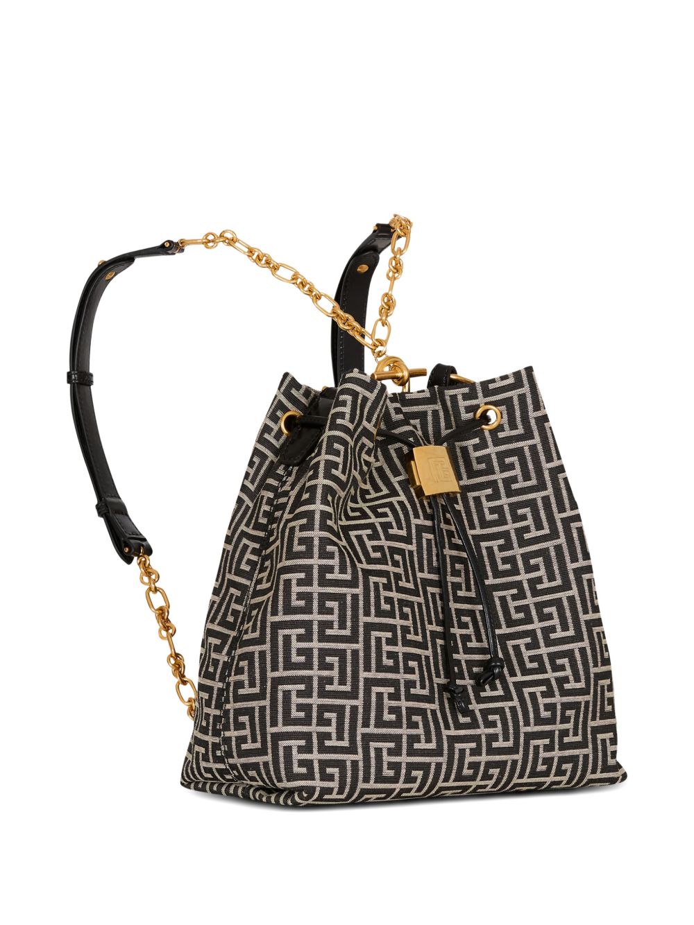 Balmain Women Sync Monogram Backpack BALMAIN