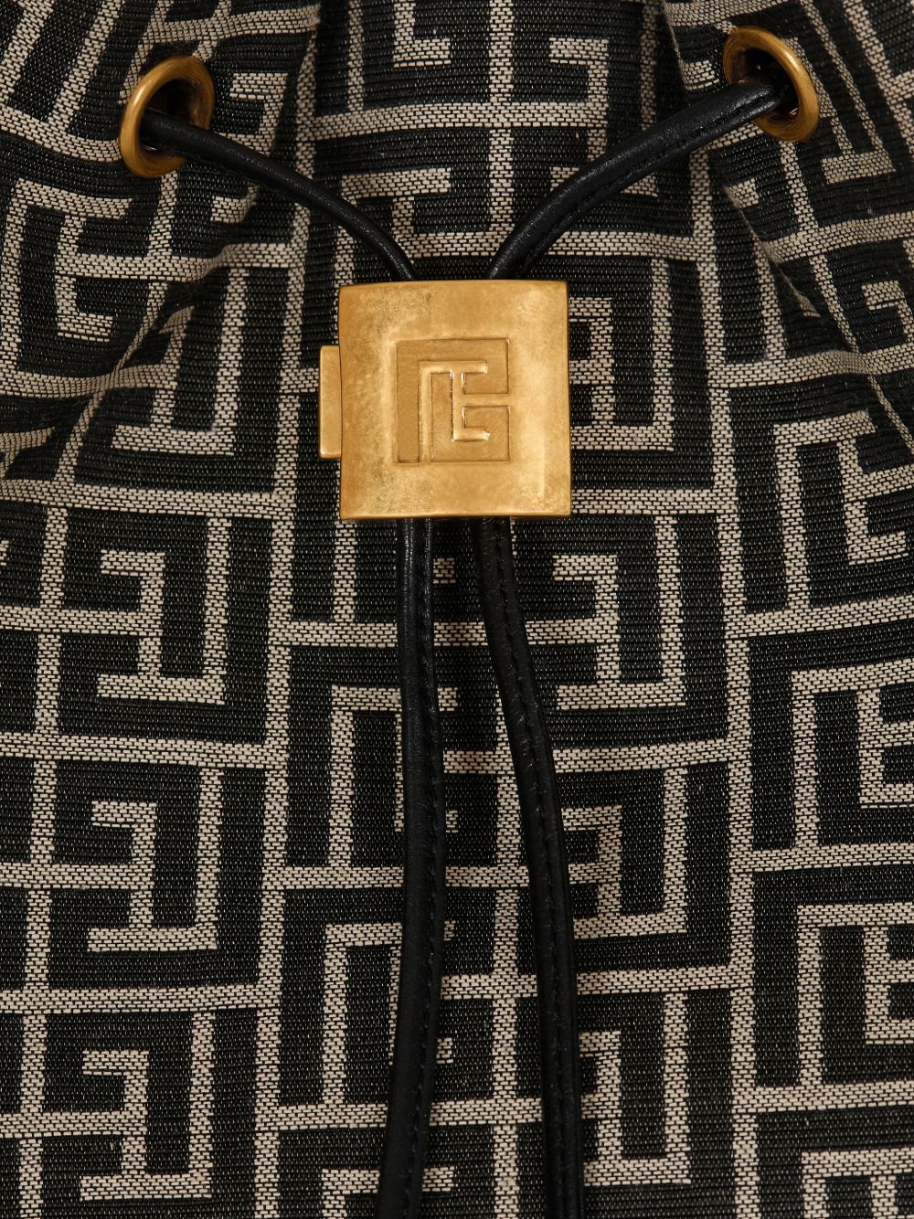 Balmain Women Sync Monogram Backpack BALMAIN