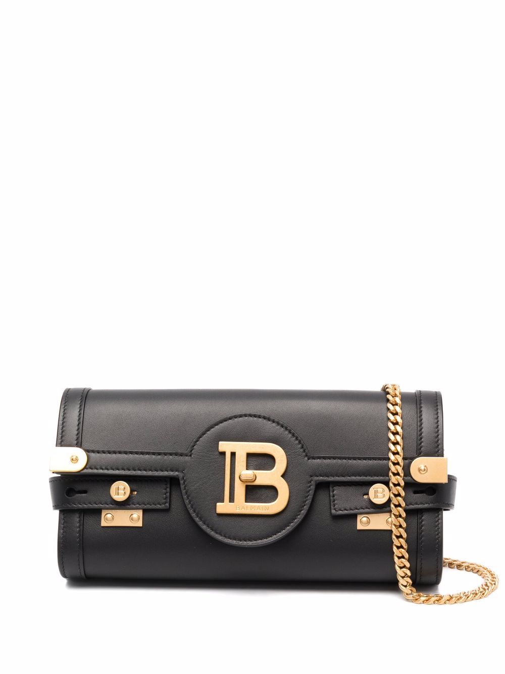 Balmain Women B-Buzz 23 Leather Crossbody Bag BALMAIN