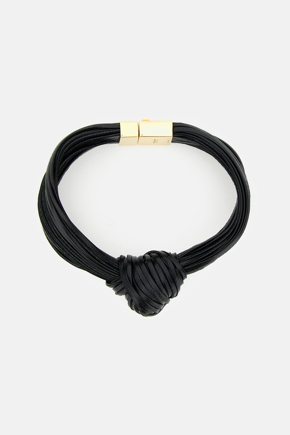 Bottega Veneta Women Knot Leather Bracelet BOTTEGA VENETA